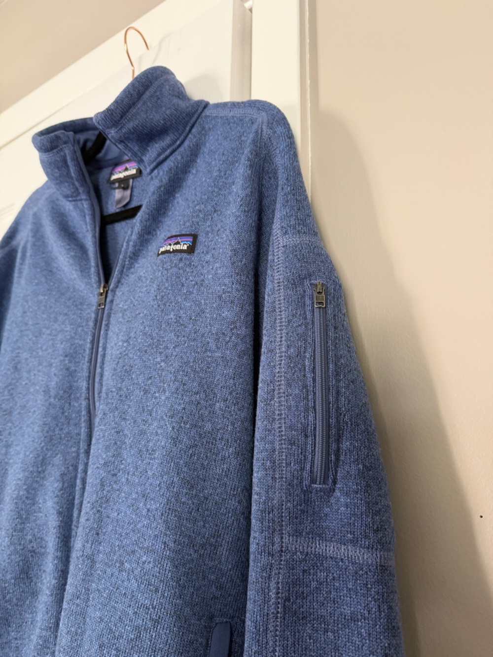 Patagonia Blue Full Zip Fleece Better Sweater - Picture 6 of 8